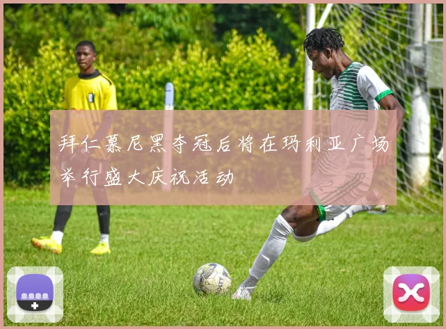 拜仁慕尼黑夺冠后将在玛利亚广场举行盛大庆祝活动